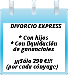 Divorcio Express Barcelona con hijos con liquidaci