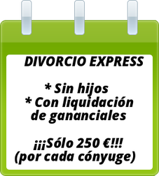 Divorcio Express Gijón sin hijos con liquidaci